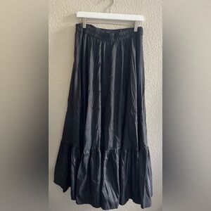 NWT Scarlet Darkness Black Adjustable Length Ruffled Skirt Women’s Size Large